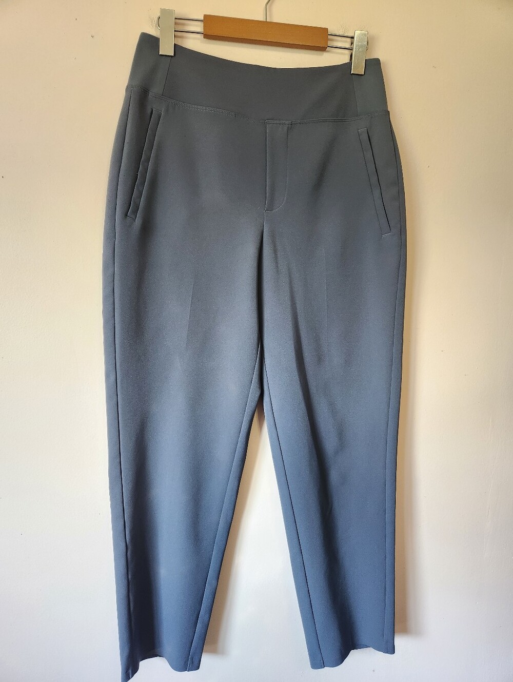 ATHLETA Endless High Rise Pant 4 Slate Blue Stretch Minimalist Athleisure Travel